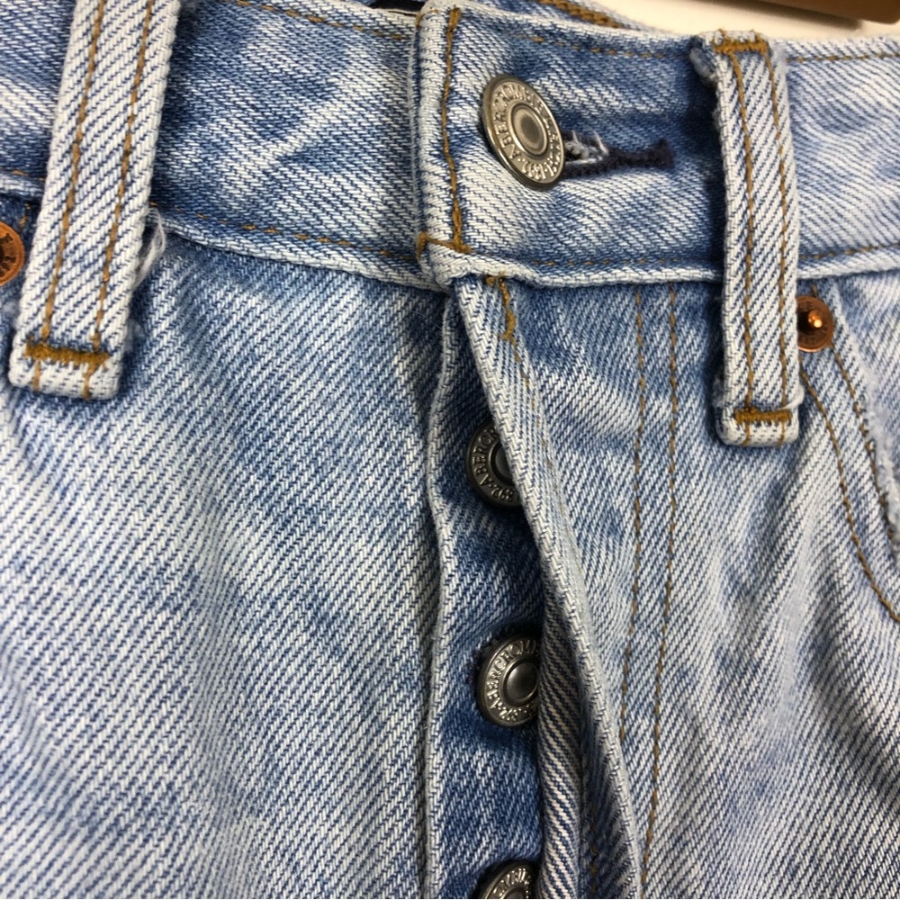 A&F Annie High Rise Ankle Straight Jeans Sz 00S - Picture 12 of 15